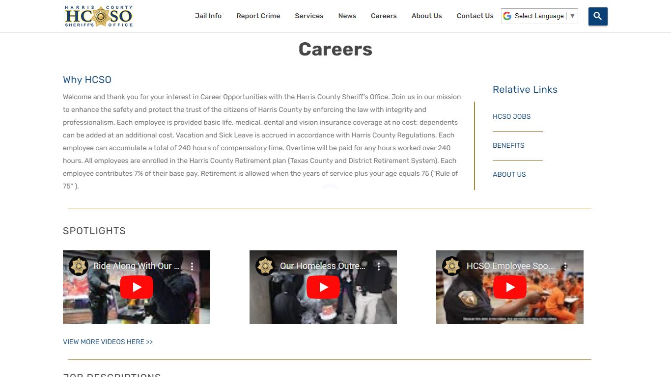Careers—Harris County Texas Sheriff's Office